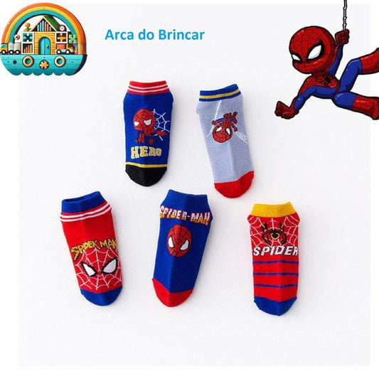 5 Pares de meias Marvel