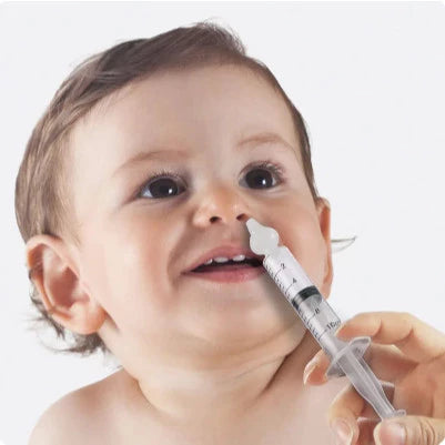 Kit Aspirador Nasal Infantil + Seringa – Nariz Limpinho e Respiração Livre!